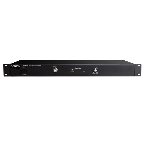 Denon DN-300BR Rackmount Bluetooth Receiver with XLR and RCA Outputs, front