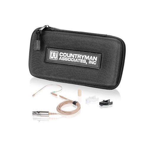 Countryman E2 Earset Hypercardioid Microphone, case