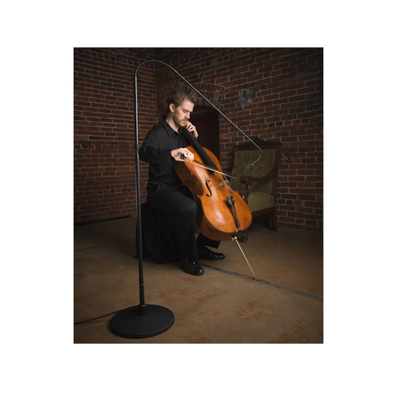 Earthworks FW430 FlexWand - Integrated Cardioid Microphone System shown with a cellist