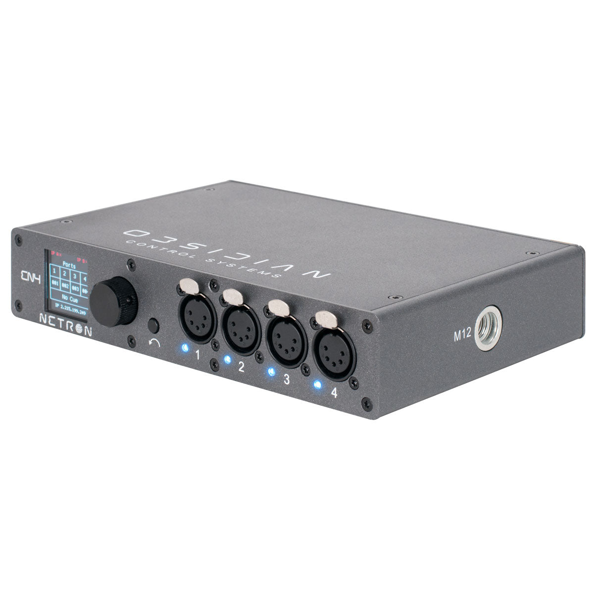 Obsidian Netron EN4 - 4 x 5-pin XLR Port to DMX Node