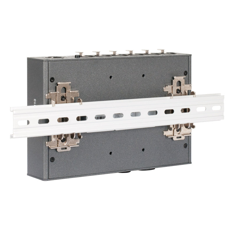 Elation RDM 6XL - 6 x 5-pin XLR DMX RDM Splitter, horizontal rail mount