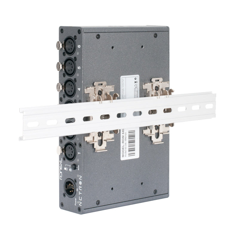Elation RDM 6XL - 6 x 5-pin XLR DMX RDM Splitter, vertical rail mount