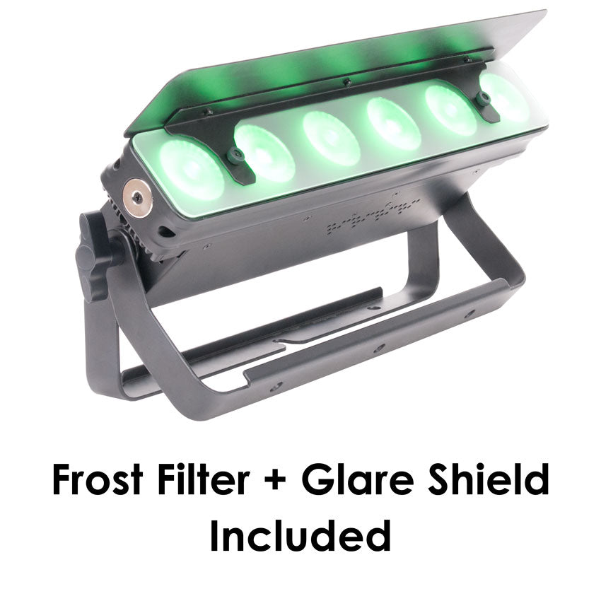 Elation SIXBAR 500 6x12 Watt 6 Color LED Bar, frost filter and glare shield included
