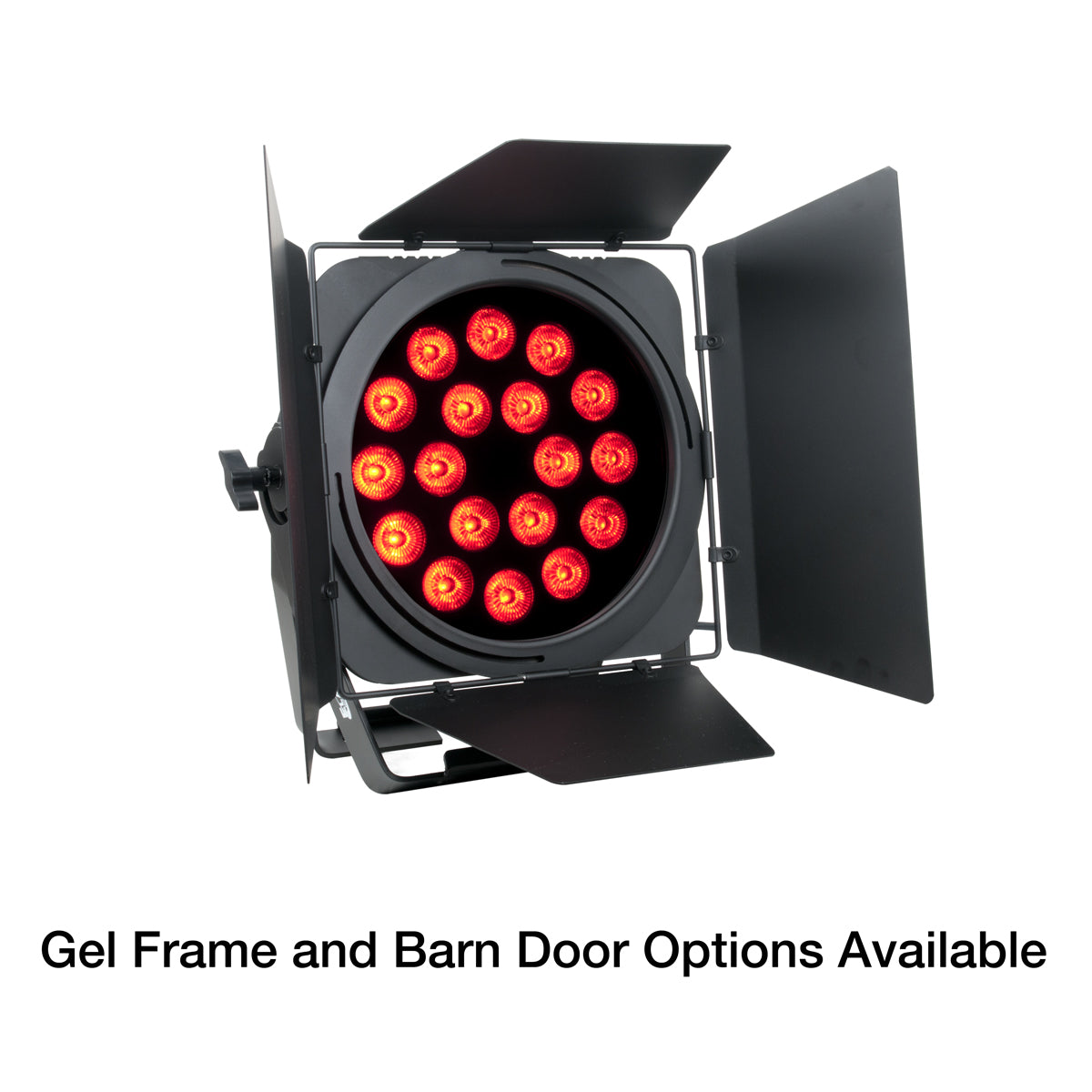 Elation SIXPAR 300 - 6-in-1 LED PAR 18X12W Fixture, gel frame and barn door options available