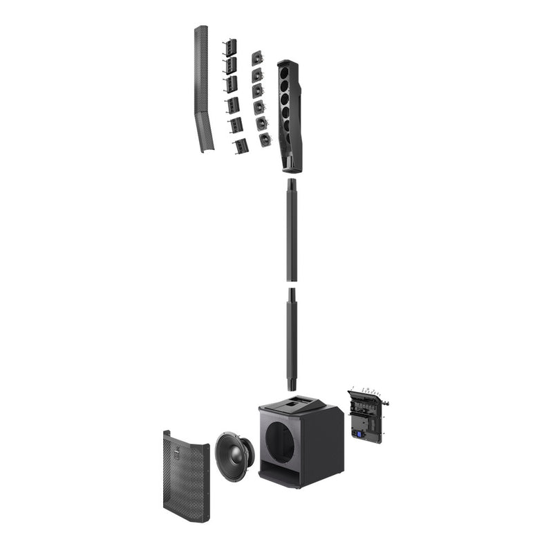 Electro-Voice Evolve 30M - Portable Powered Column System, exploded system