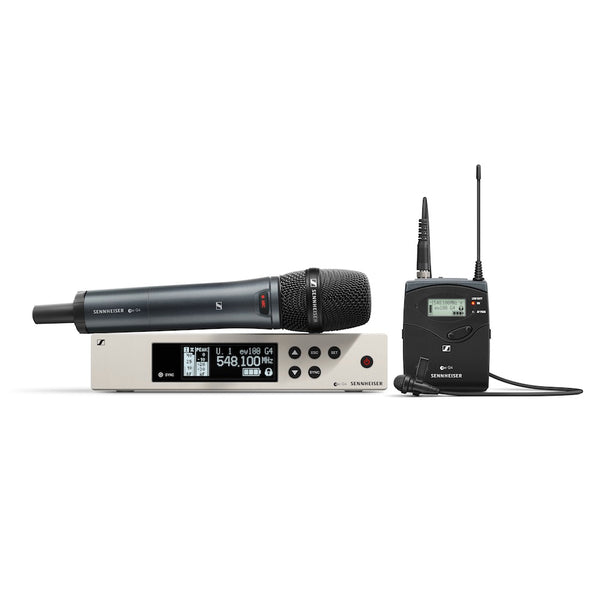 Sennheiser ew 100 G4-ME2/835-S - Wireless Handheld & Lavalier Microphone Set