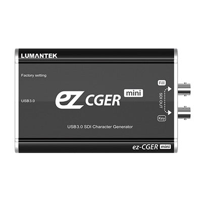 Lumantek ez-CGER Mini USB Fill & Key plus CG Generation, front