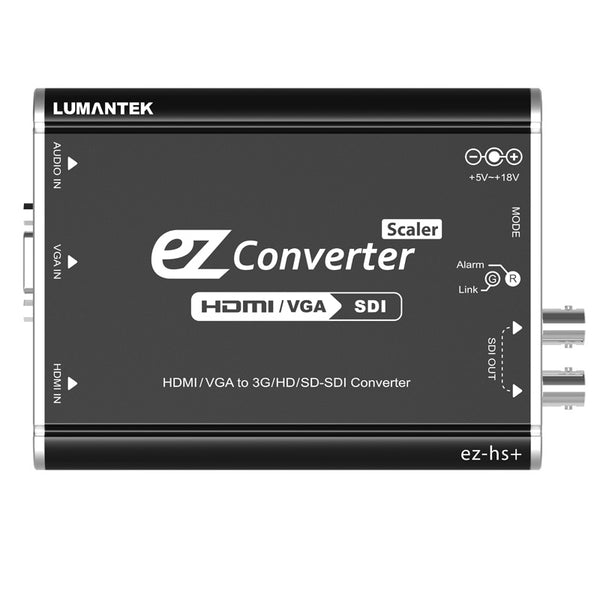 Lumantek ez-HS+ ez-Converter HDMI/VGA to 3G/HD/SD-SDI Converter Scaler, front