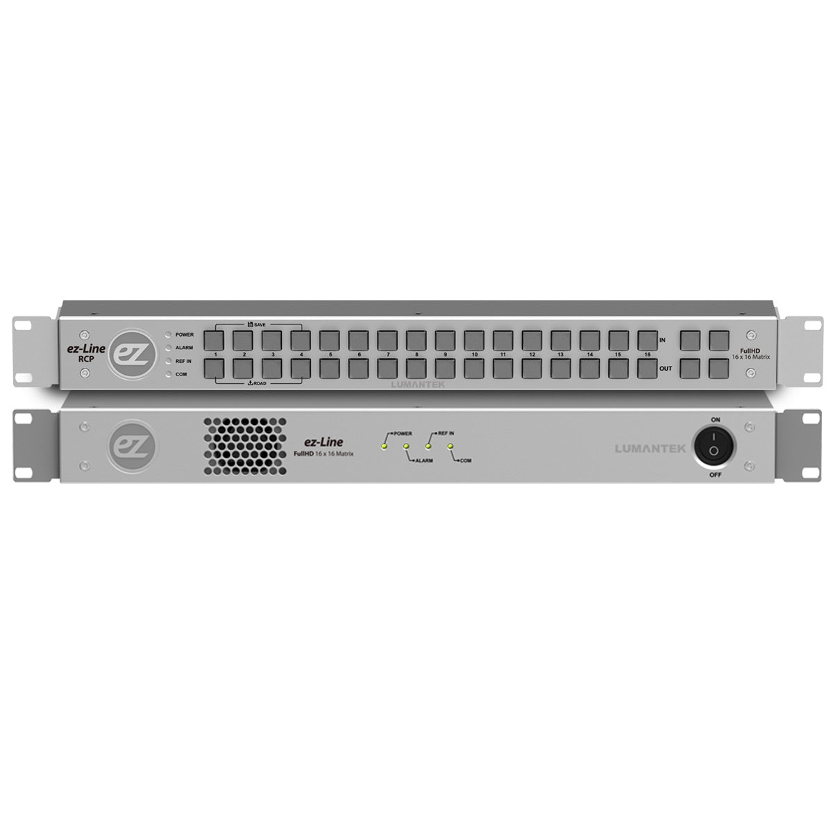 Lumantek ez-Line VM16 FullHD 16x16 Matrix SDI Video Router, combo