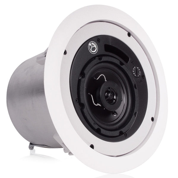 Atlas Sound FAP42T 16W 4-inch Coaxial Ceiling Speaker shown with no grill
