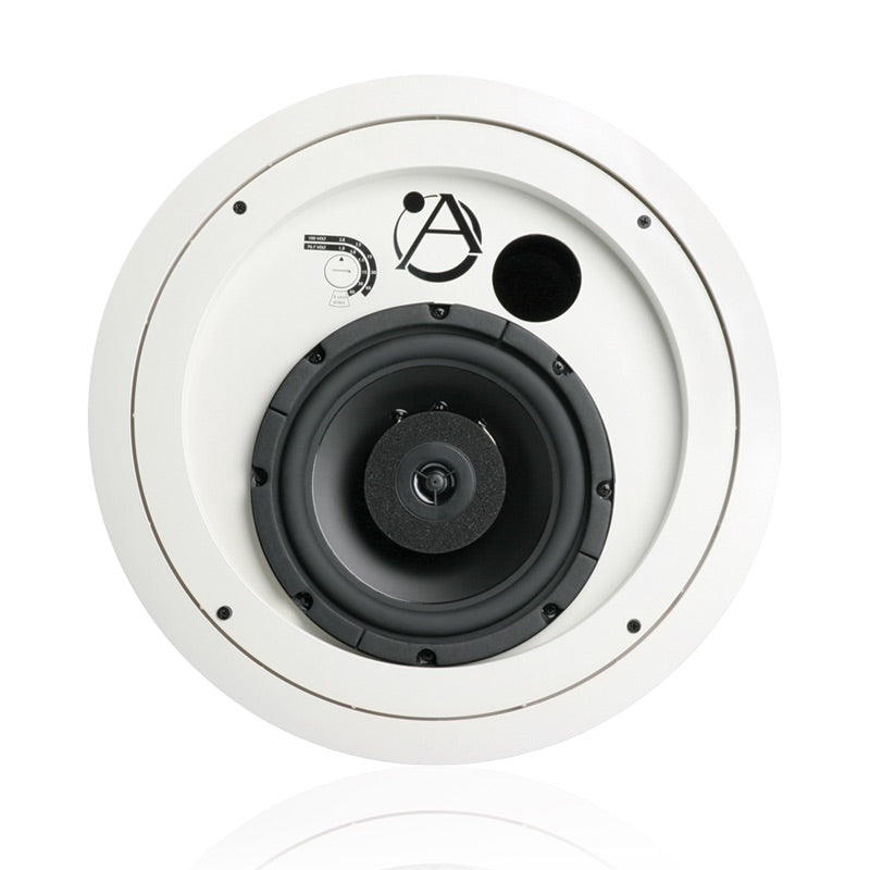 Atlas Sound FAP82T 60W 8-inch Coaxial Ceiling Speaker shown with no grill