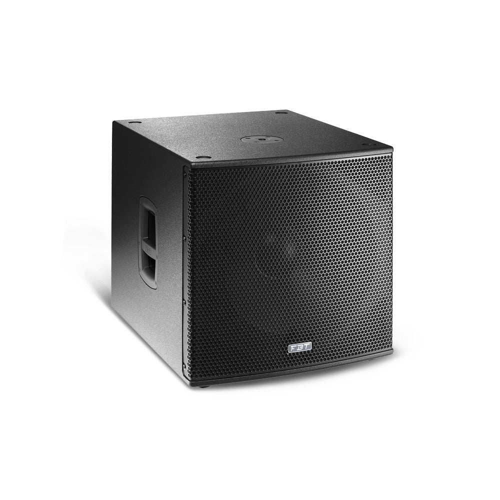 FBT SUBLine 118SA - 18-inch 1200W Processed Active Subwoofer, angle