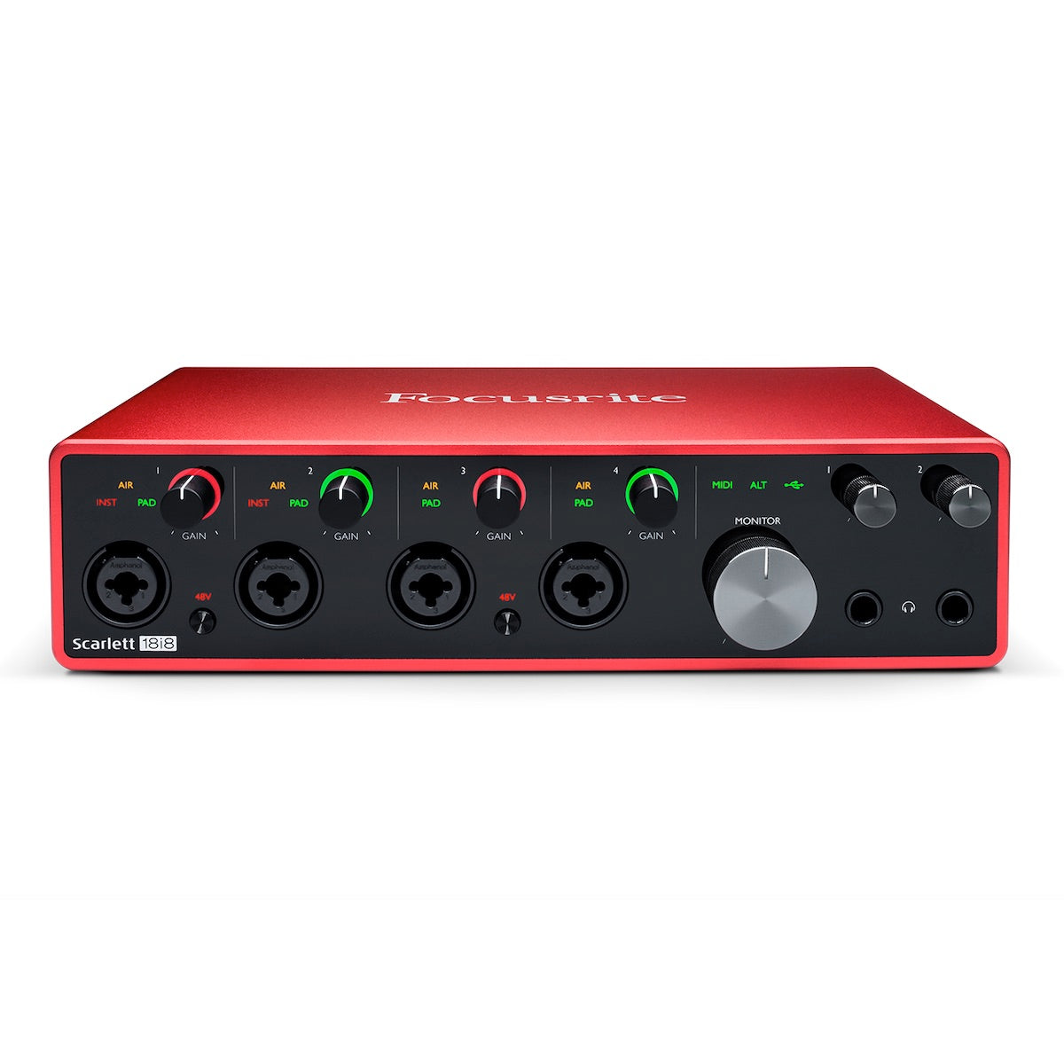 Focusrite Scarlett 18i8 - USB 2.0 Audio Interface with 18-in/8-out (3rd Gen)
