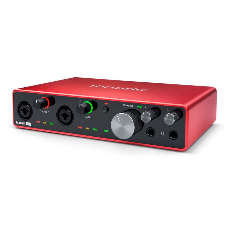 Focusrite Scarlett 8i6 - USB 2.0 Audio Interface with 8-in/6-out (3rd Gen), right
