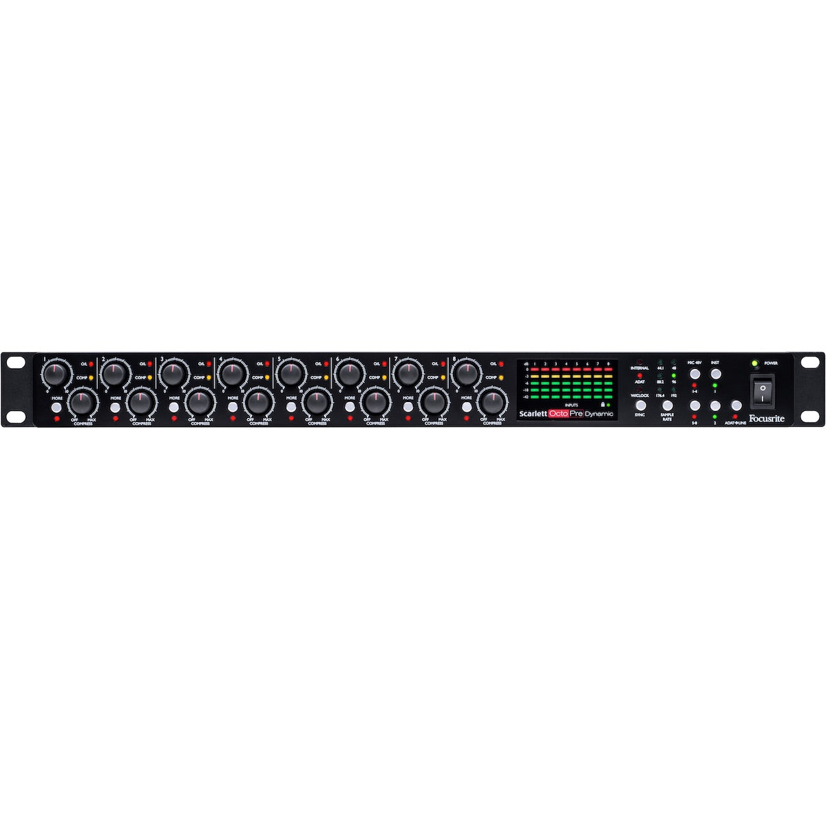 Focusrite Scarlett OctoPre Dynamic - 8-channel Mic Preamp & Compressor