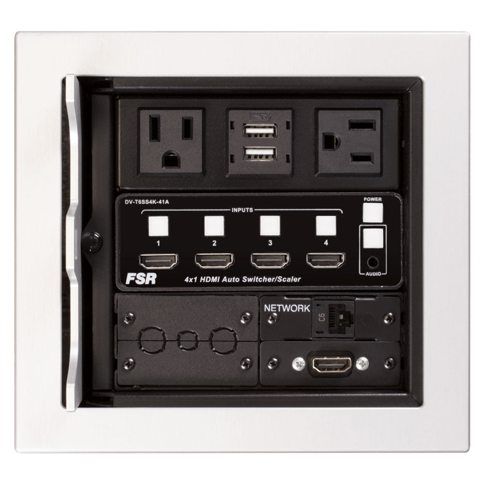 FSR DV-T6SS4K-41A - 4x1 Presentation Scaling Switcher, installed