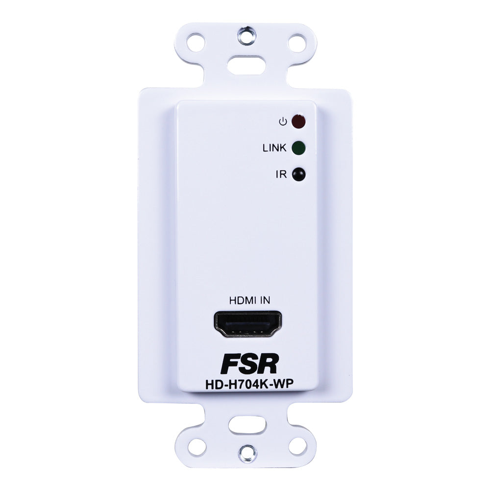 FSR HD-H704K-WP - HDBaseT 70m Wall Plate to Brick HDMI Extender Set, transmitter front