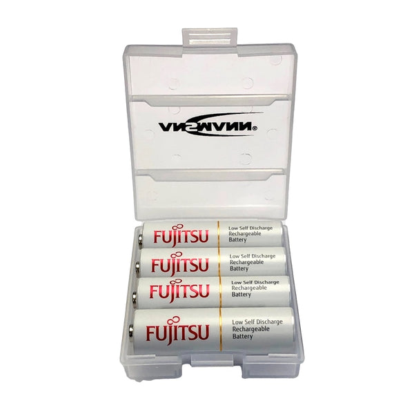 Fujitsu AA 2000 mAh HR-3UTCEX Rechargeable NiMH Batteries, 4-pack box