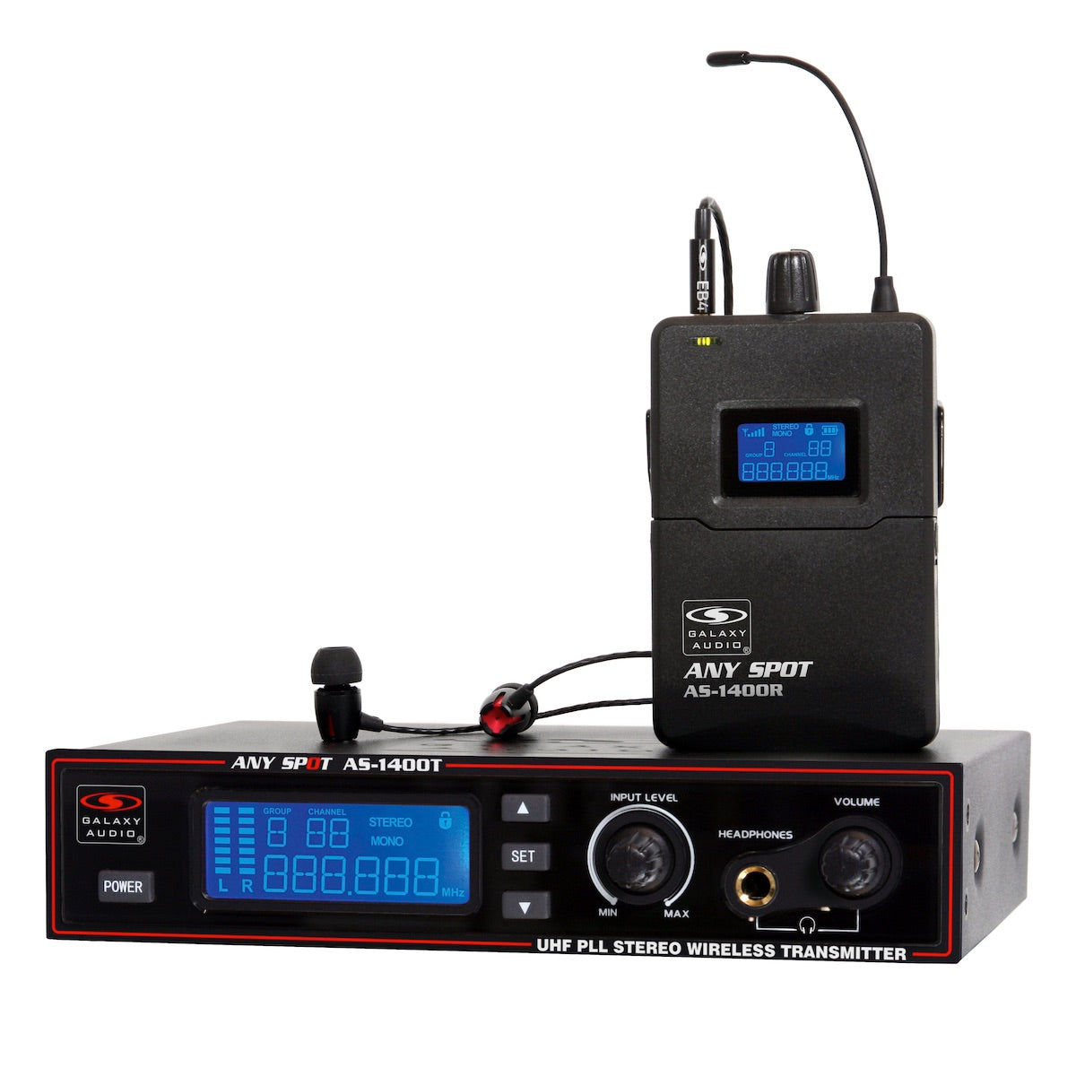 Galaxy Audio AS-1400 - Wireless In-Ear Monitor System