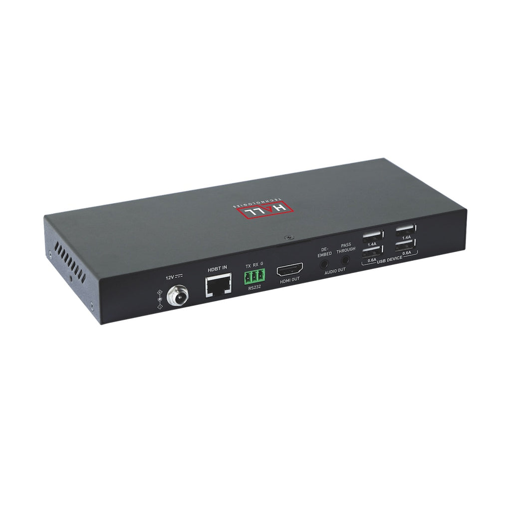 Hdbaset Rx Hall Technologies DSCV-70-RX - HDBaseT Receiver with USB, Audio De-emb