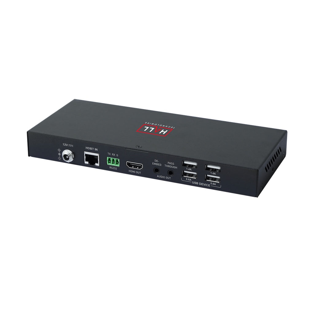 Hdbaset Rx Hall Technologies DSCV-70-RX - HDBaseT Receiver with USB, Audio De-emb