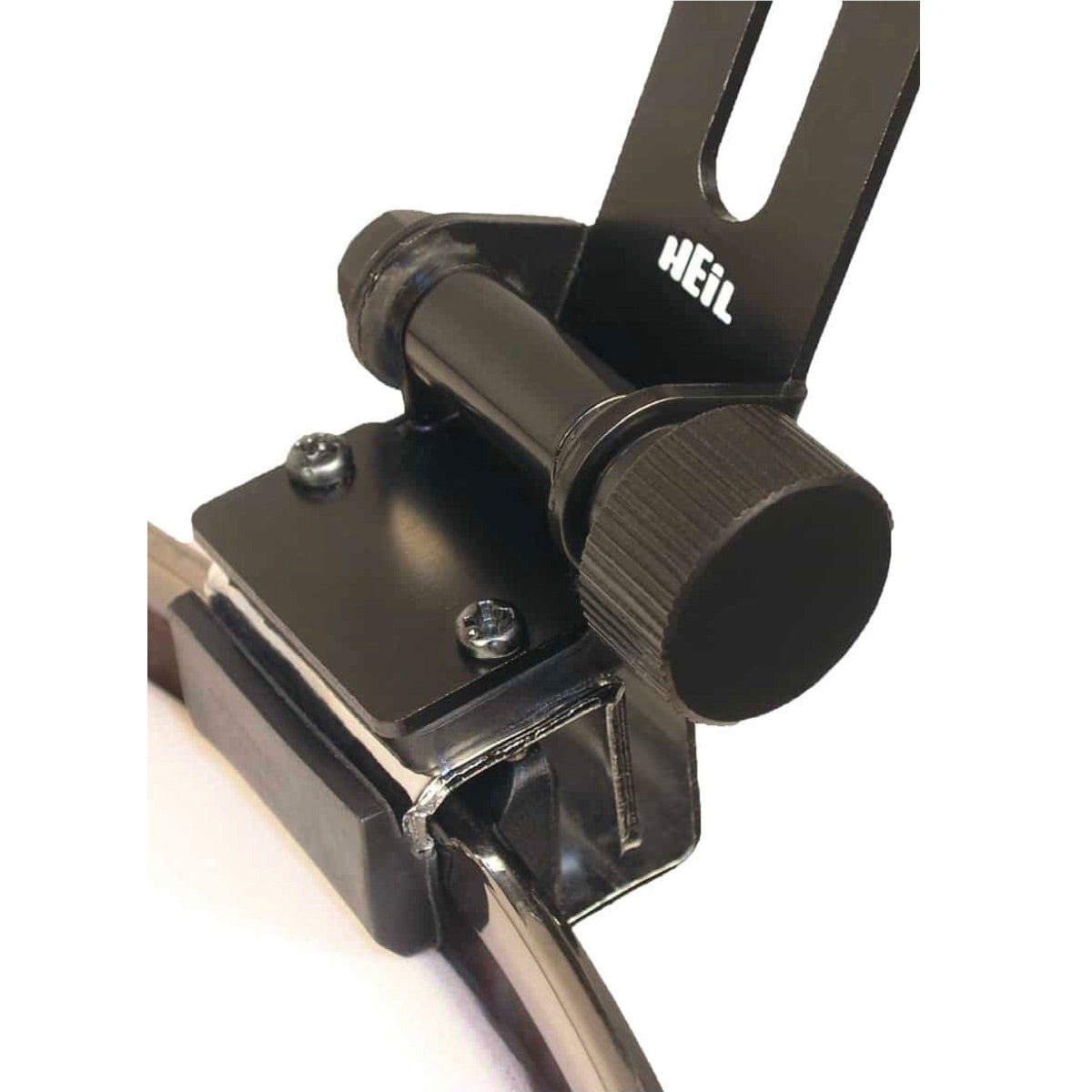 Heil HH-1 Drum Microphone Mount for Heil PR 28, attached to the rim of a drum