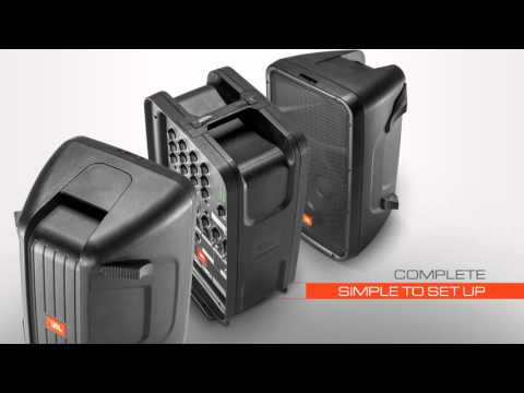JBL EON208P - Portable 2-way PA with 8-ch Powered Mixer and Bluetooth, YouTube video