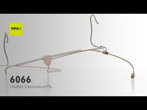 DPA 6066 CORE Subminiature Headset Mic, YouTube video