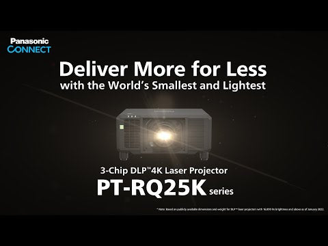 Panasonic Projector: 3-Chip DLP Projector PT-RQ25K Series introduction, YouTube video