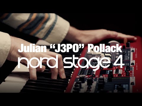 Julian "J3PO" Pollack showcasing the Nord Stage 4
