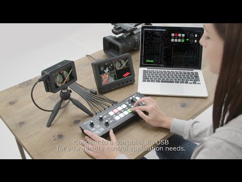 Roland V-1HD+ STR - HD Video Switcher with UVC-01 Streaming Bundle, YouTube video