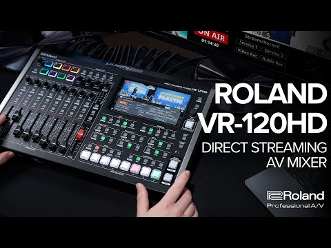 Roland VR-120HD - Direct Streaming AV Mixer, YouTube video