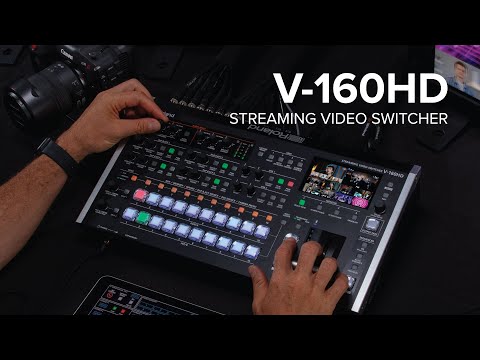 Roland V-160HD - Streaming Video Switcher, YouTube video