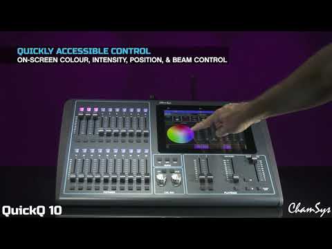 QuickQ 10 by ChamSys - Lighting Control Console, YouTube video