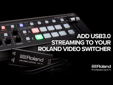 Roland UVC-01 - USB Video Capture/Encoder Device, YouTube video