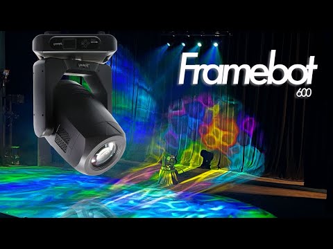 Mega-Lite Framebot 600 - LED Moving Head Framing Light, YouTube video