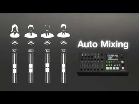 Roland VR-4HD All-In-One HD AV Mixer with Streaming and Recording, YouTube video