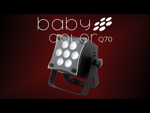 Mega-Lite Baby Color Q70 - Compact LED Wash Light, video clip