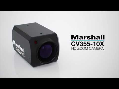 Marshall CV355-10X - Compact HD Video Camera with 3GSDI/HDMI outputs and 10x Optical Zoom, YouTube video