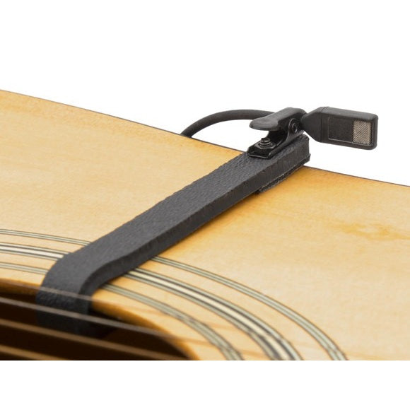 Countryman I2 Guitar Microphone Kit - Low Profile Mount shown on a guitar