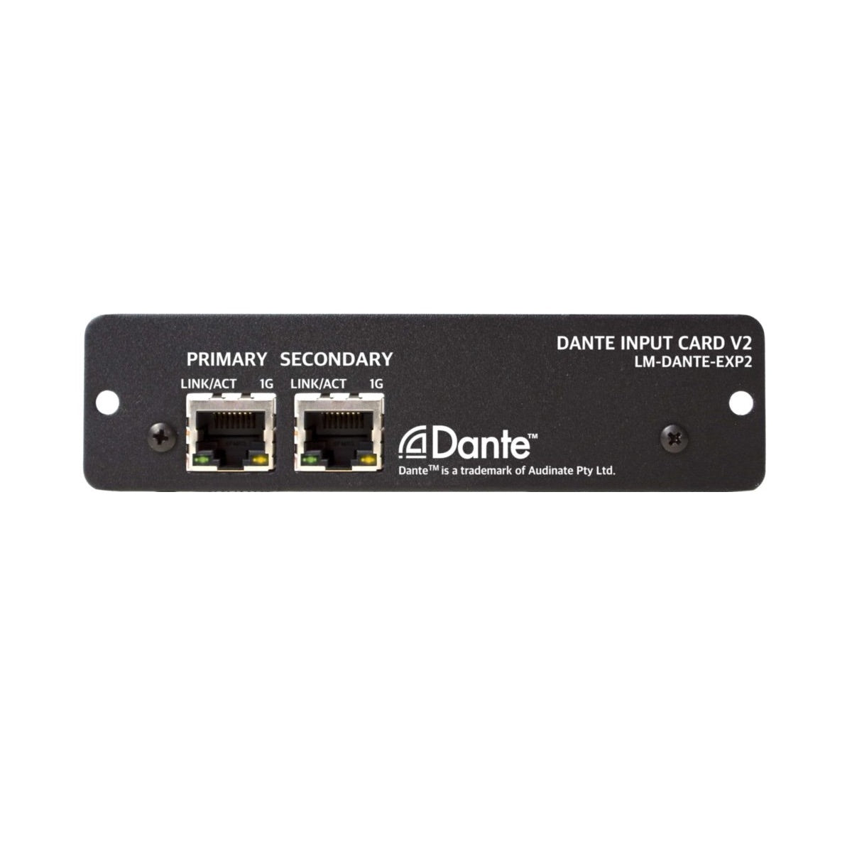 Digital Audio Labs Livemix LM-DANTE-EXP2 - Dante Input Card, back