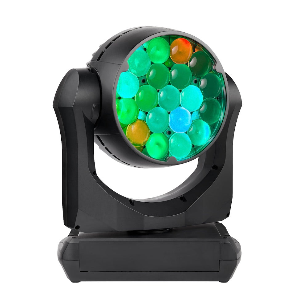 Martin MAC Aura PXL - Multi-Source LED Wash Light, lit turquoise