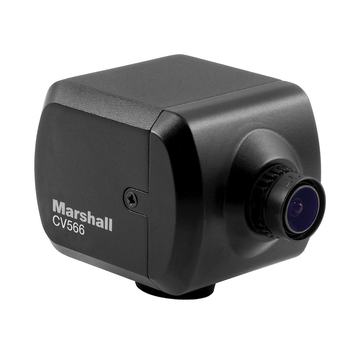 Marshall CV566 - Miniature HD Video Camera with Genlock, angled right