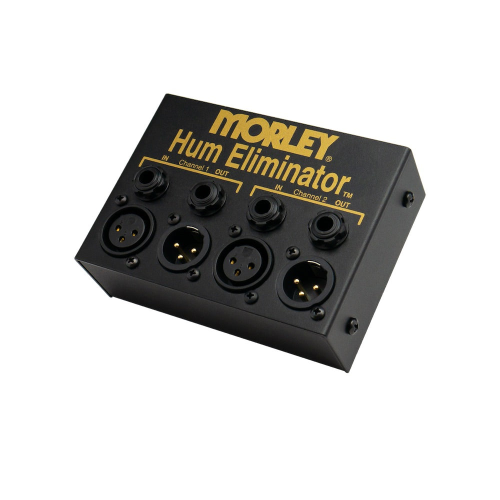 Morley Hum Eliminator - 2-channel Attenuator with XLR and 1/4-inch Jacks, left side
