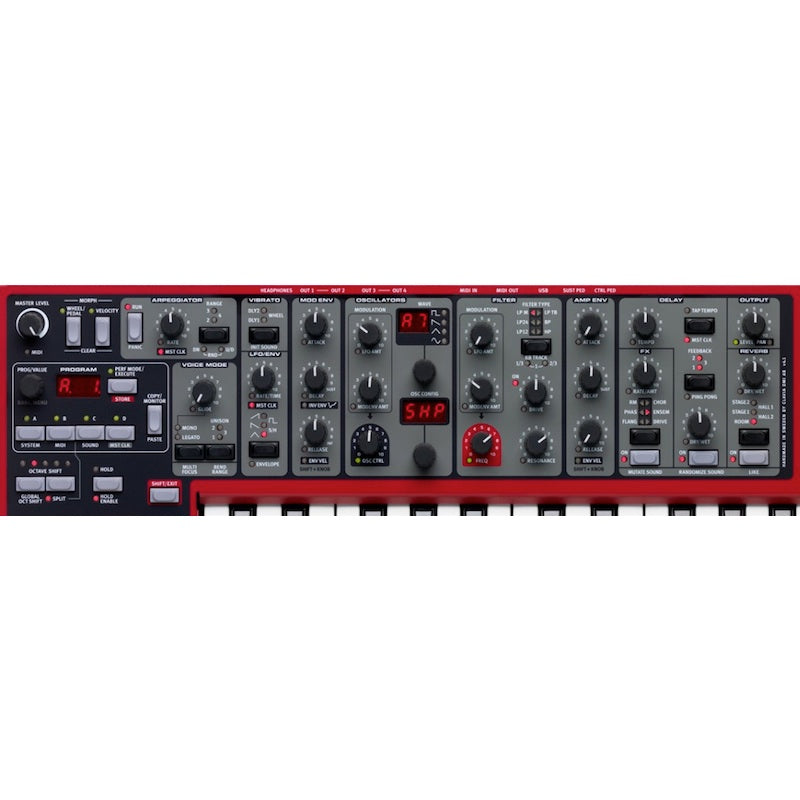 Nord Lead A1 Analog Modeling Synthesizer Keyboard, panel controls
