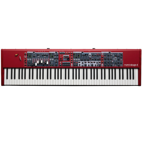 Nord Stage 4 88 - 88-key Triple Sensor Weighted Hammer Action Keyboard, top