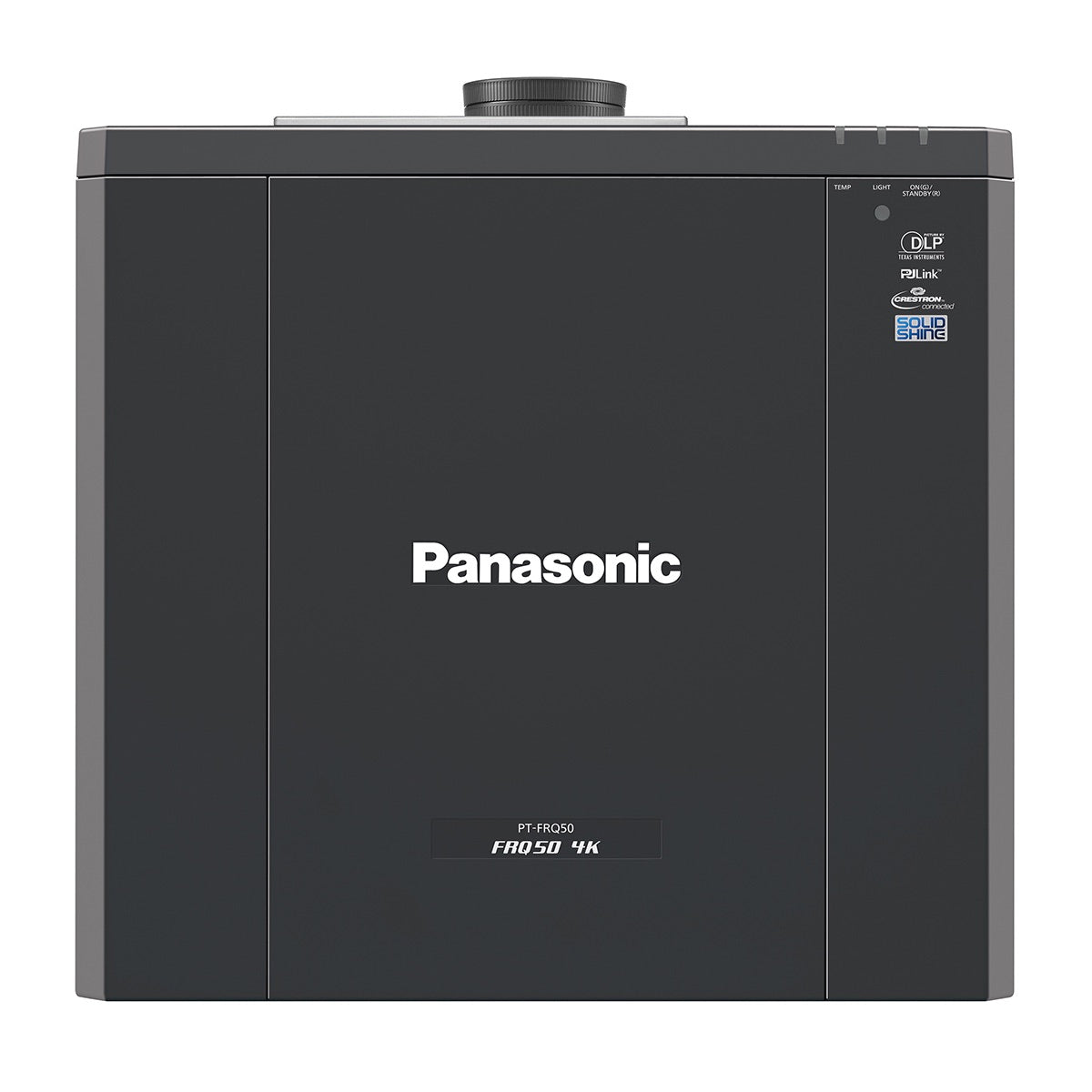 Panasonic PT-FRQ50 - 1-Chip DLP 4K Laser Projector, black, top