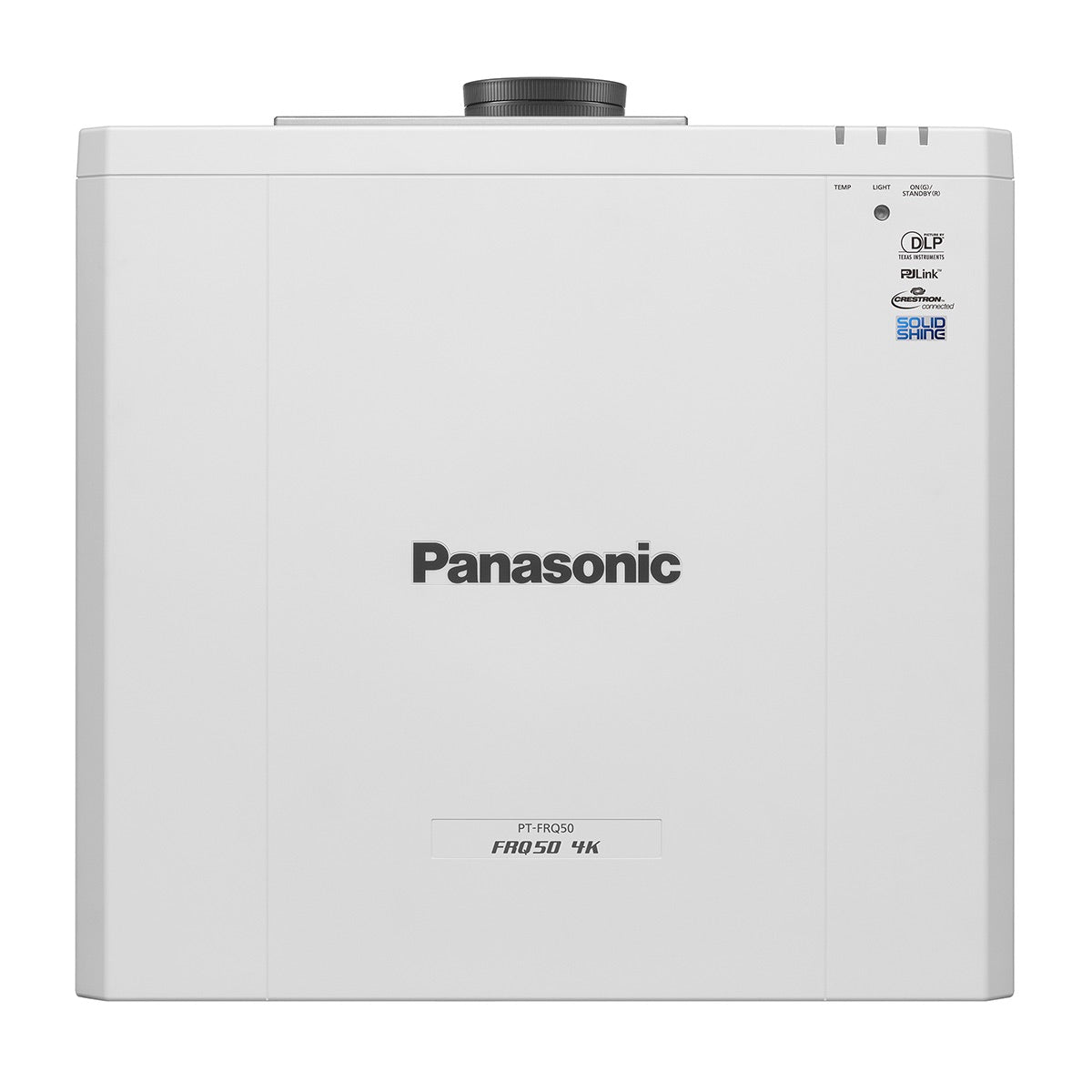 Panasonic PT-FRQ50 - 1-Chip DLP 4K Laser Projector, white, top