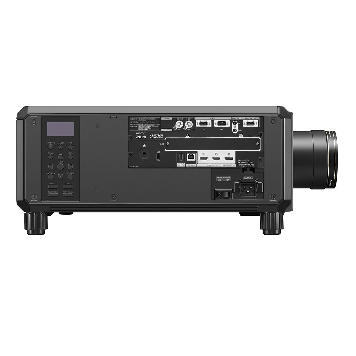 Panasonic PT-RZ17KU - 3-Chip DLP WUXGA Laser Projector (no lens), right side