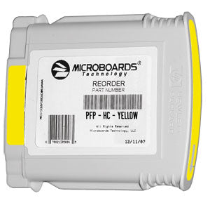 Microboards PFP-HC-YELLOW Ink Cartridge, yellow
